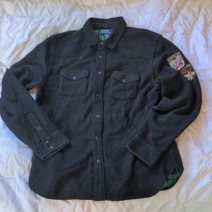 Ralph Lauren Black Shirt Jacket